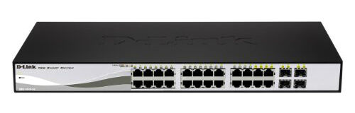 D-Link POE Switch 24 Port Gigabit Smart Managed PoE Switch with 4 Gigabit RJ45/SFP COMBO ports (DGS-1210-28P) D-Link POE Switch 24 Port Gigabit Smart Managed PoE Switch with 4 Gigabit RJ45/SFP COMBO ports (DGS-1210-28P)
